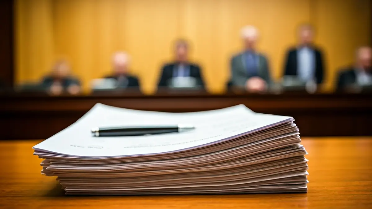 Generic image of official documents stacked on a desk.
