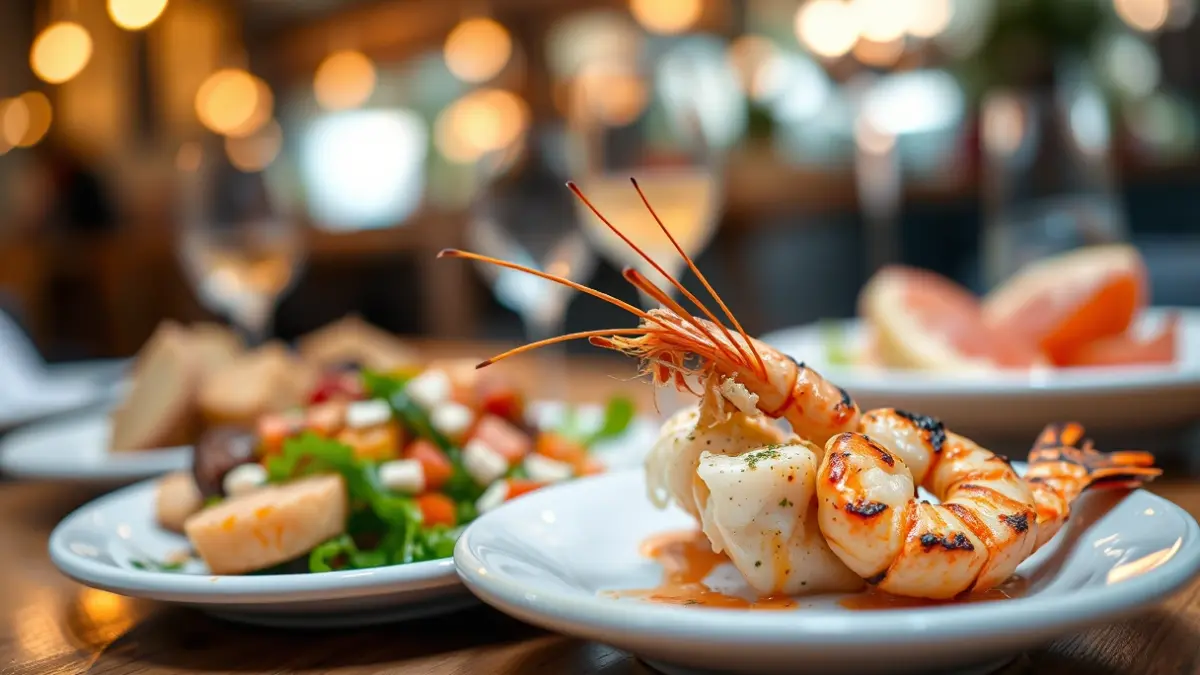 Generic image of cooked prawn, typical dish of Mediterranean gastronomy.