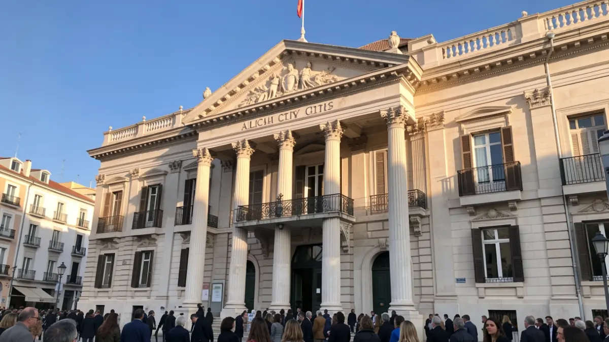 Imagen genérica de la fachada del Ayuntamiento de Alicante.