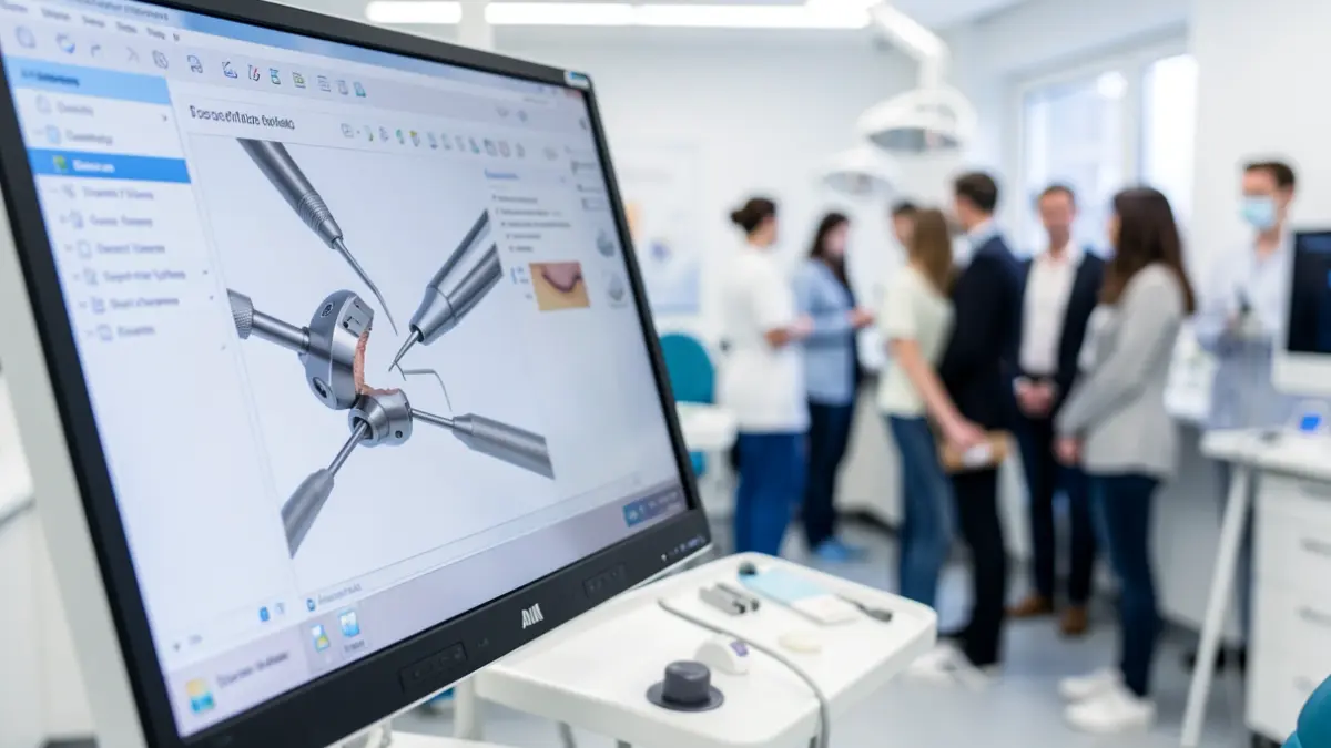 Imatge genèrica de tecnologia mèdica i instrumental odontològic en un entorn clínic.