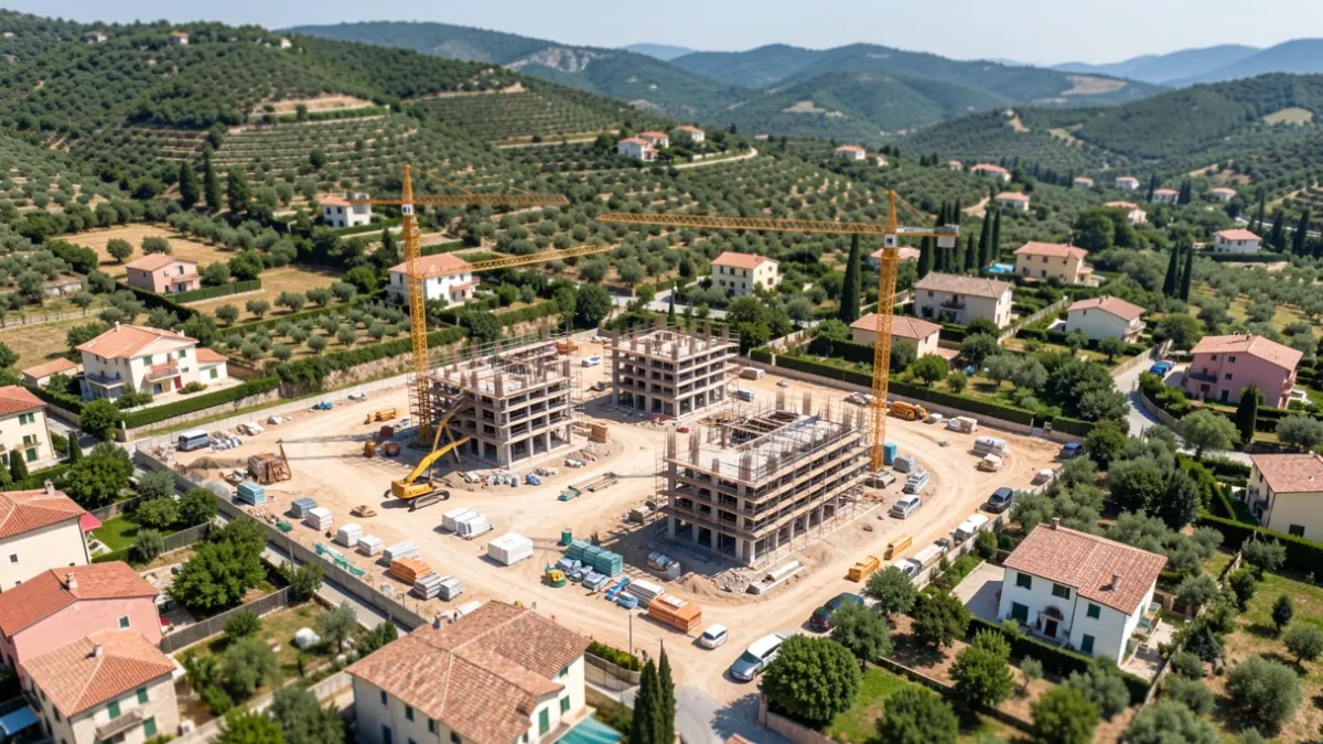 Imatge genèrica d'un solar en construcció a la Comunitat Valenciana.