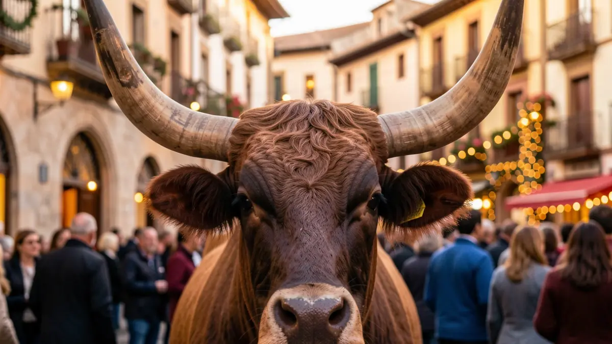 Imagen genérica de un toro premiado en fiestas locales.