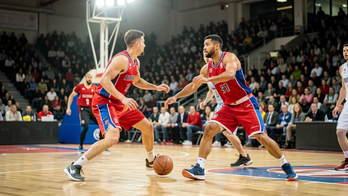 Imatge genèrica d'un partit de bàsquet.