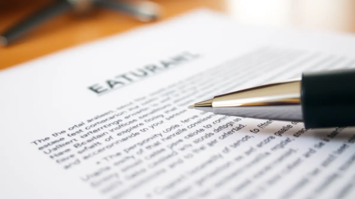 Generic image of an official document with a pen, suggesting legal review or official proceedings.