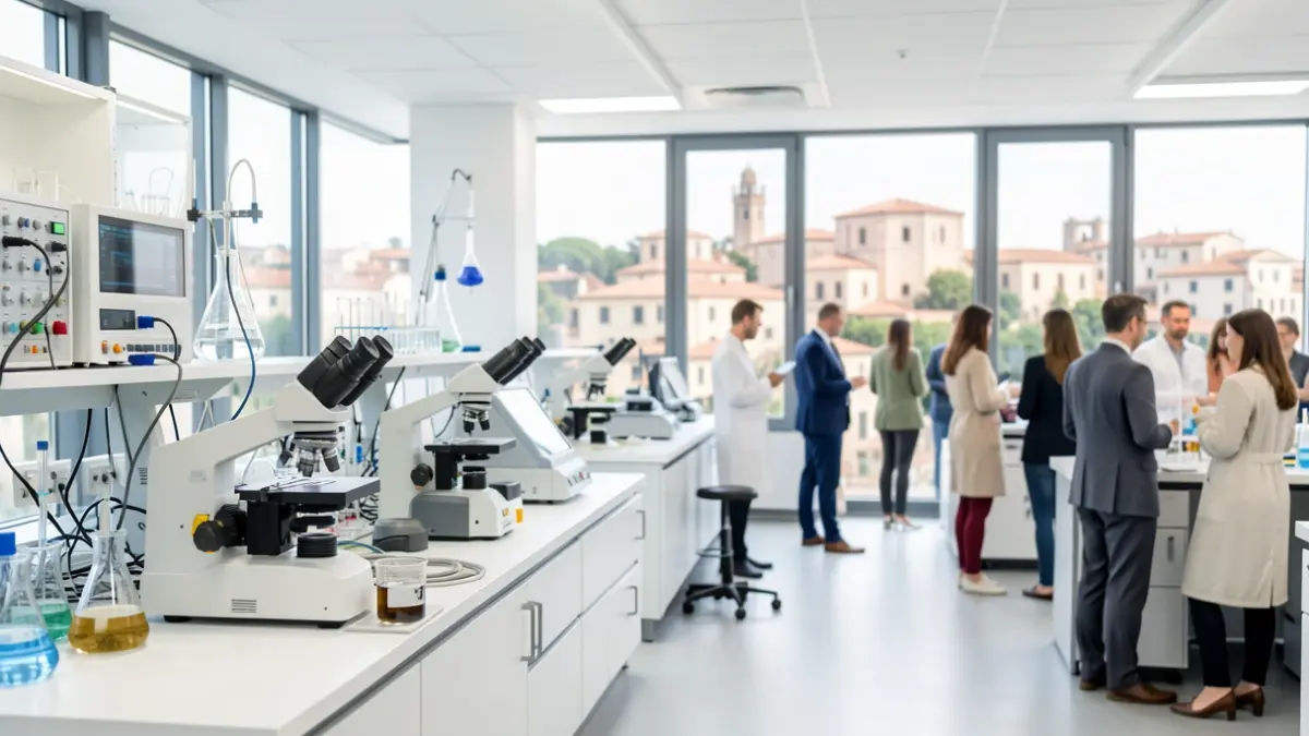 Generic image of a modern laboratory with advanced scientific equipment.