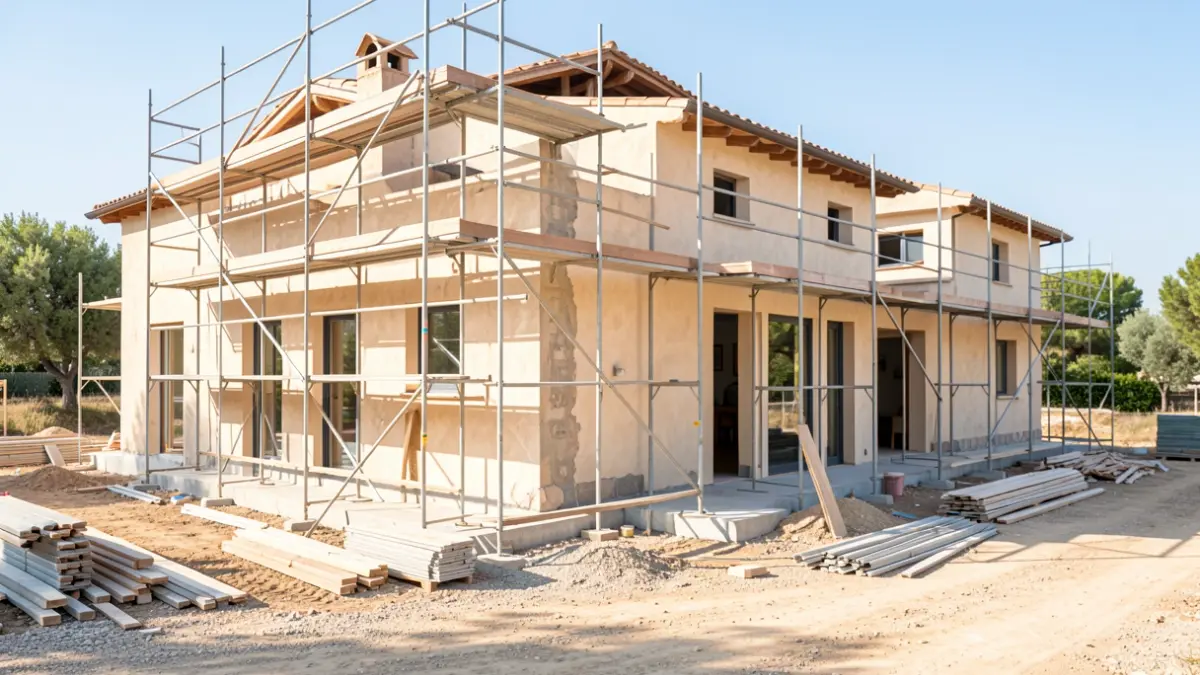 Generic image of construction work for a nursery school in Onda.