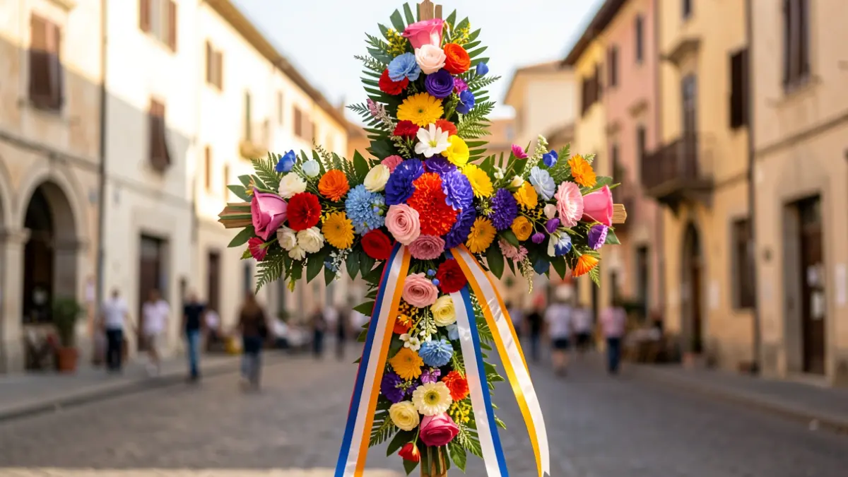 Generic image of a floral May Cross.