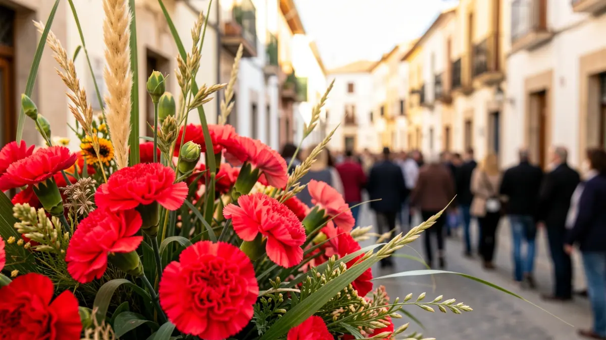 Imatge genèrica de flors naturals per a les Cruces de Mayo.