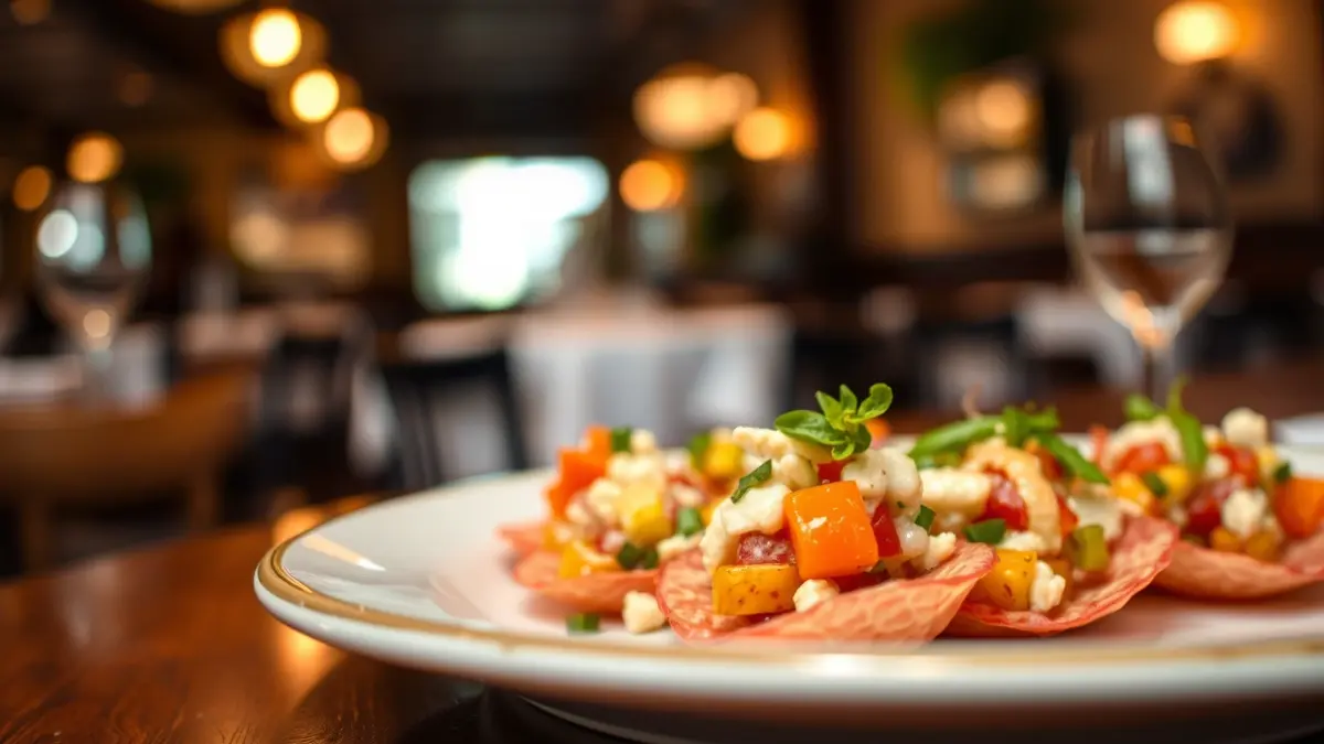 Imatge genèrica d'una tapa elaborada amb producte local, destacant la creativitat culinària.