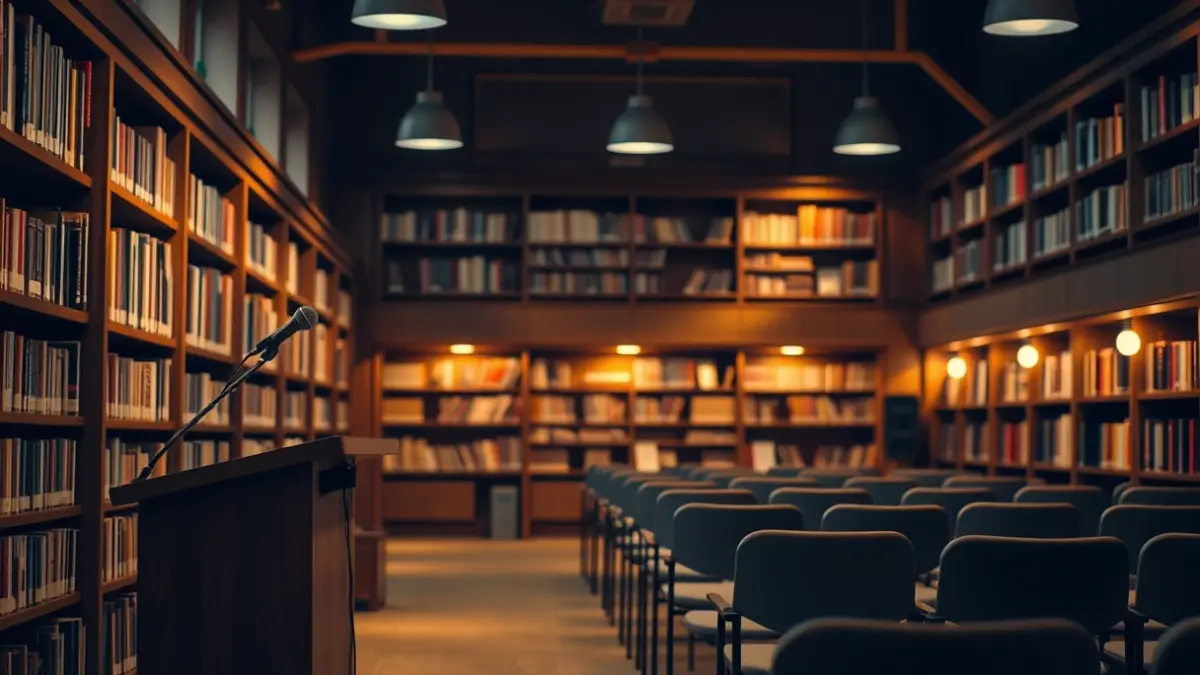 Imatge genèrica d'una llibreria amb prestatgeries plenes de llibres i una atmosfera acollidora.