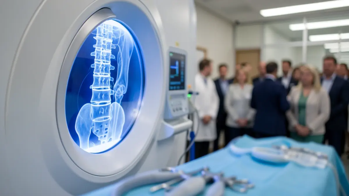 Generic image of advanced medical technology for oncological surgery.