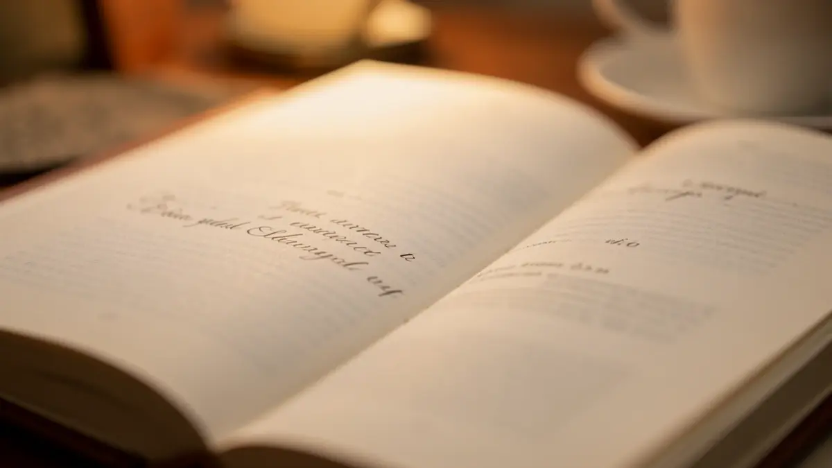 Imatge genèrica d'un llibre obert amb llum càlida.