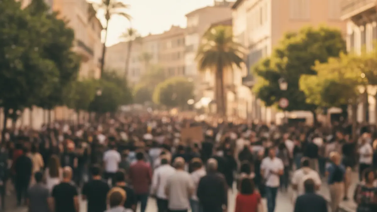 Imagen genérica de una protesta de docentes en una calle de la Comunidad Valenciana.