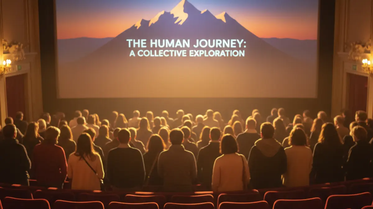 Generic image of a cinema hall full of people during a documentary screening.