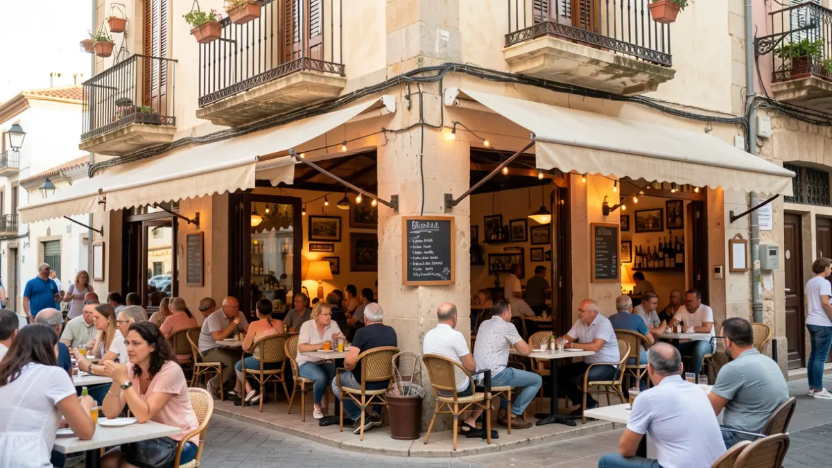 Imatge genèrica d'un restaurant tradicional mediterrani a Castelló.