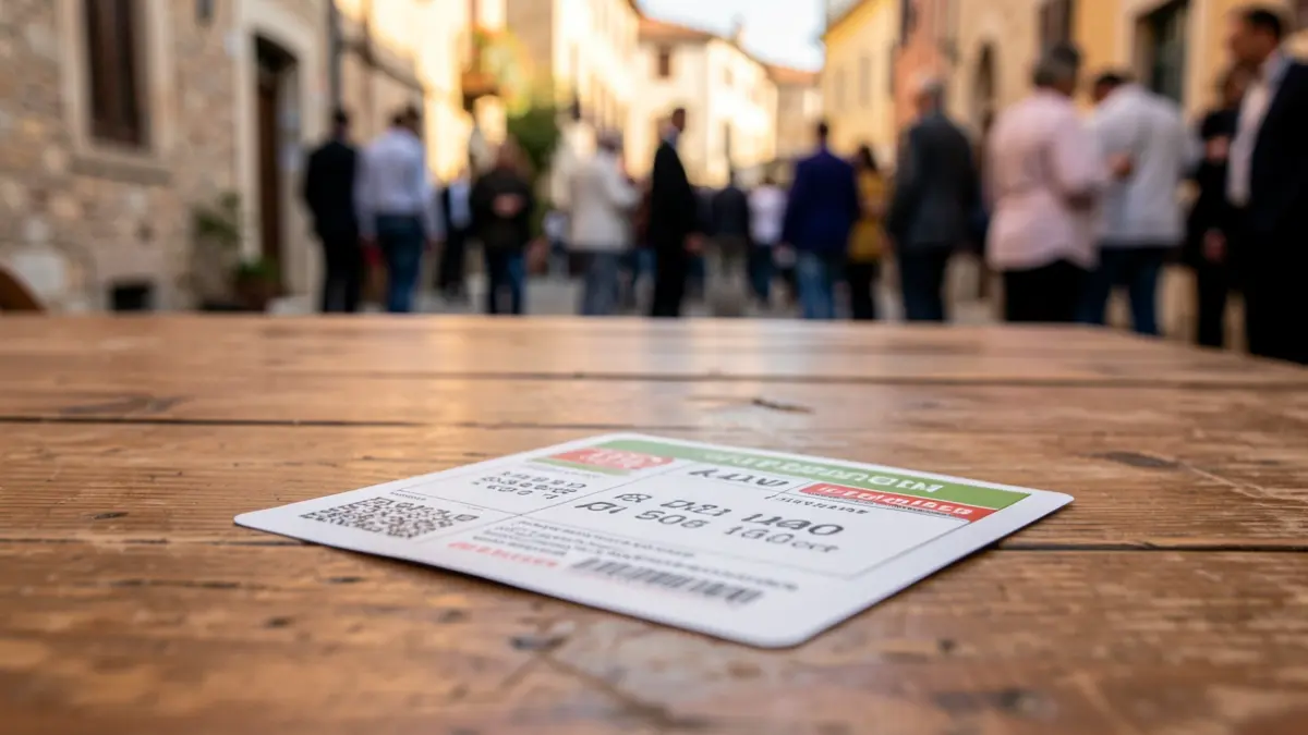 Imatge genèrica d'un bitllet de loteria sobre una taula.