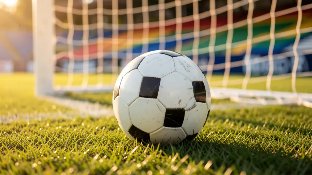 Generic image of a football on grass.