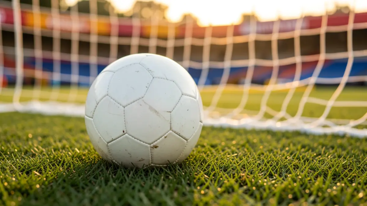 Imatge genèrica d'un camp de futbol amb una pilota.