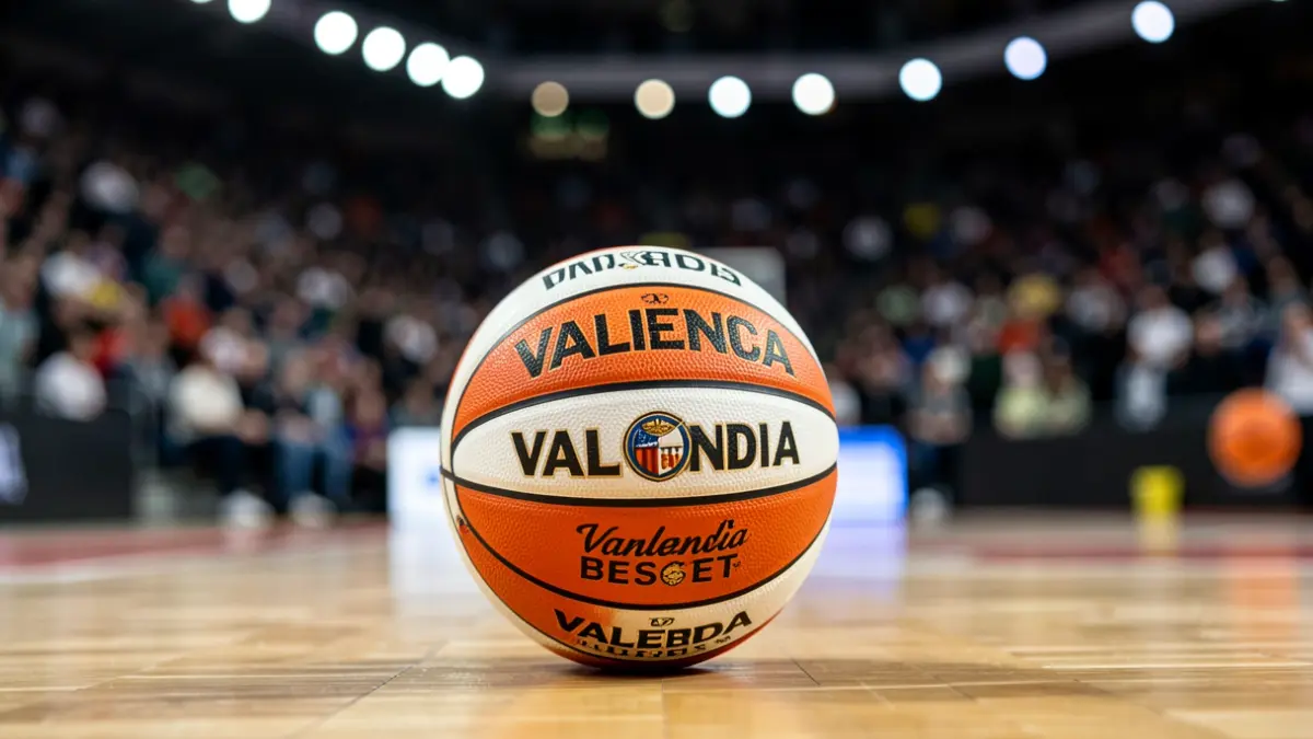 Imagen genérica de un balón de baloncesto del Valencia Basket.