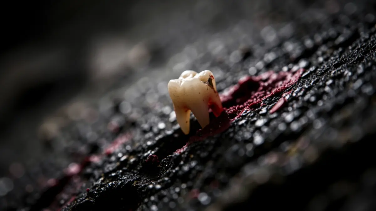 Generic image of a broken tooth.
