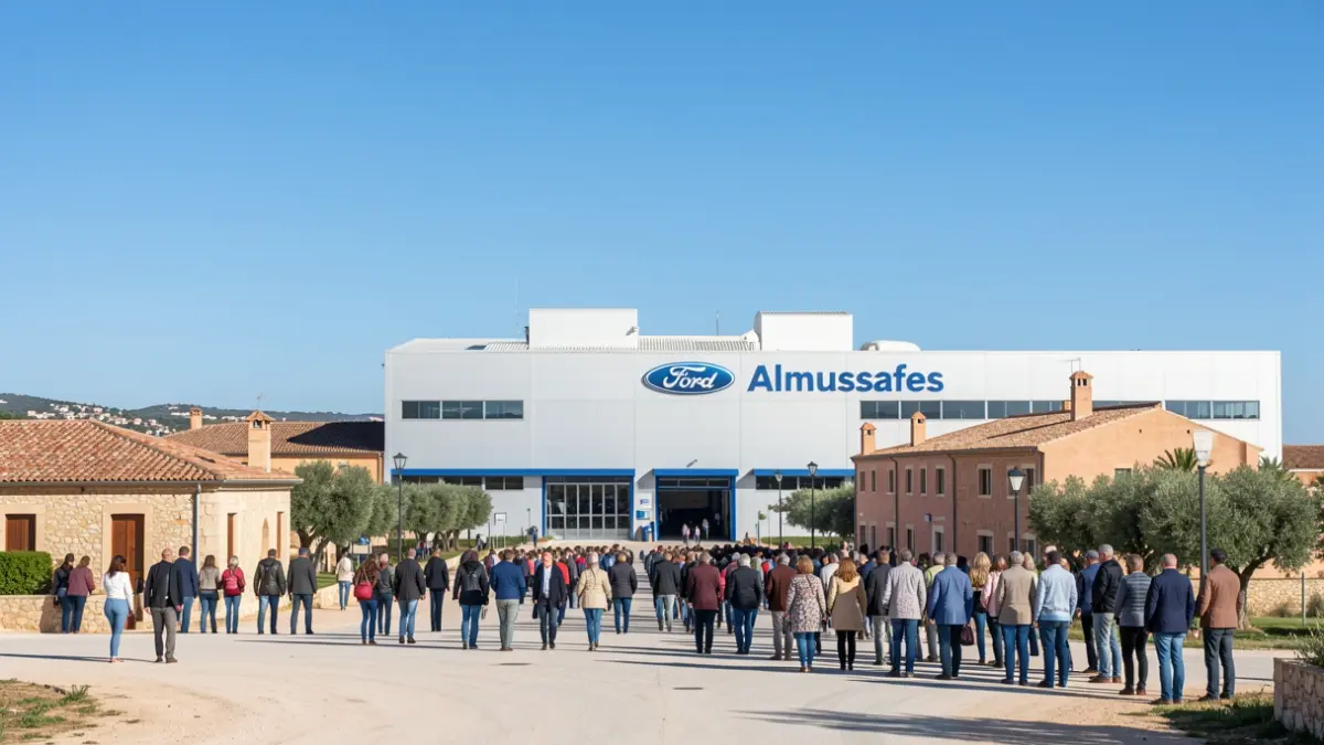 Imatge genèrica de la fàbrica de Ford a Almussafes.