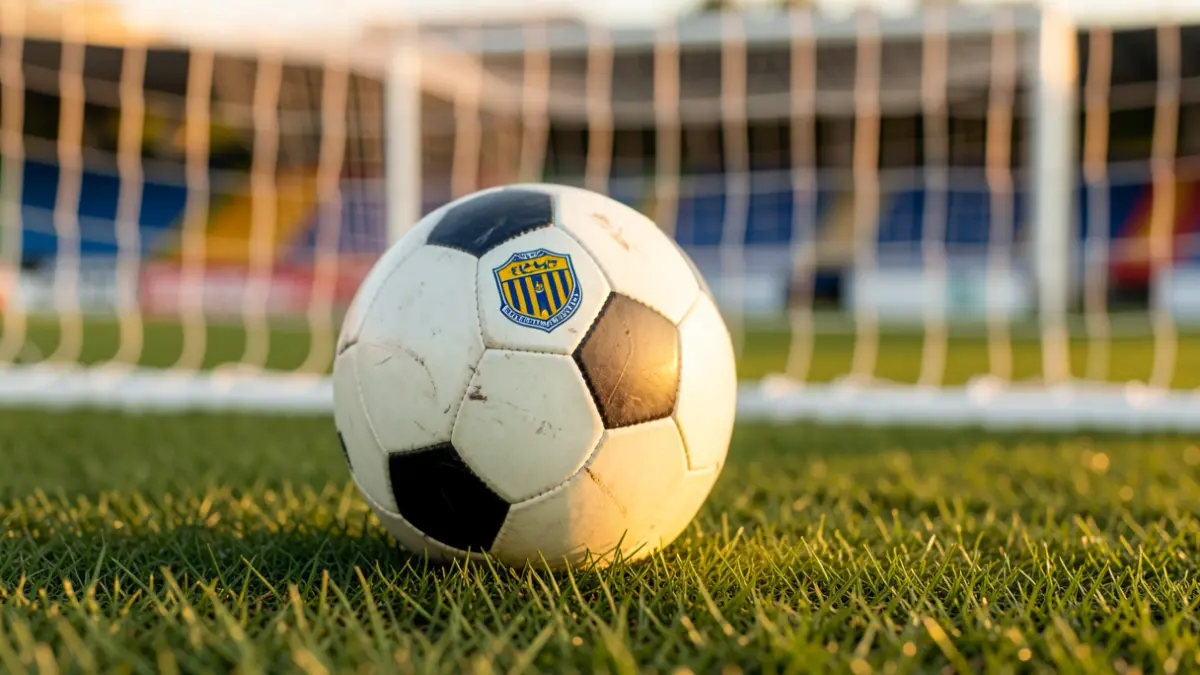 Imagen genérica de un balón de fútbol en un campo.