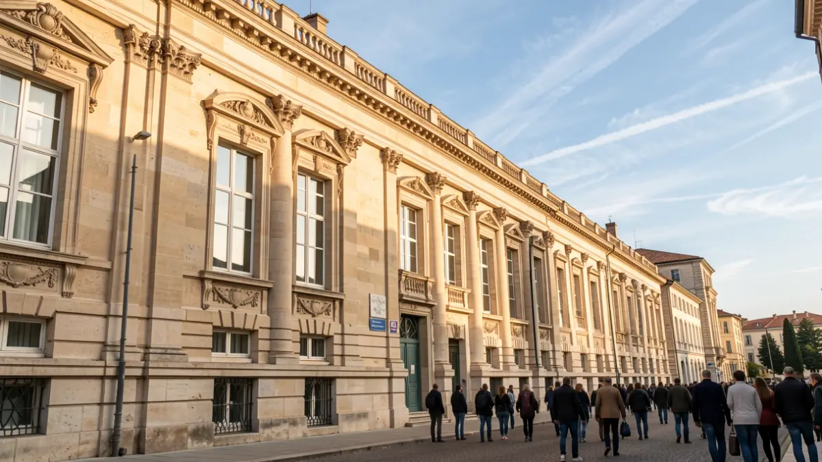 Generic image of a Mediterranean university building facade.