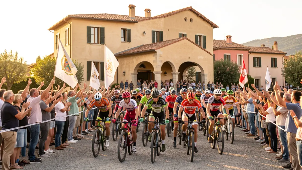 Imatge genèrica de ciclistes arribant a una celebració a Dénia.