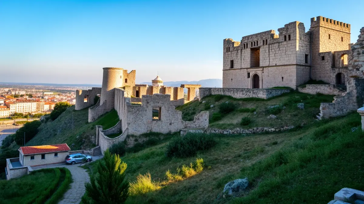 Image of the rehabilitated Polop Castle, with its historical architecture and Mediterranean surroundings.