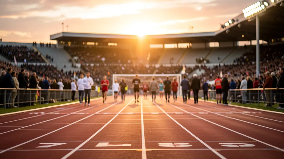 Imatge genèrica d'una pista d'atletisme.