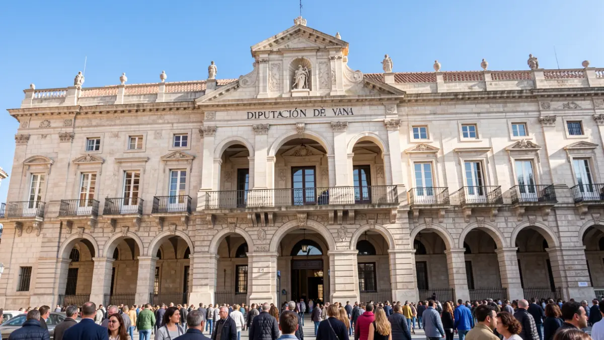 Imagen genérica de la fachada de la Diputación de València.