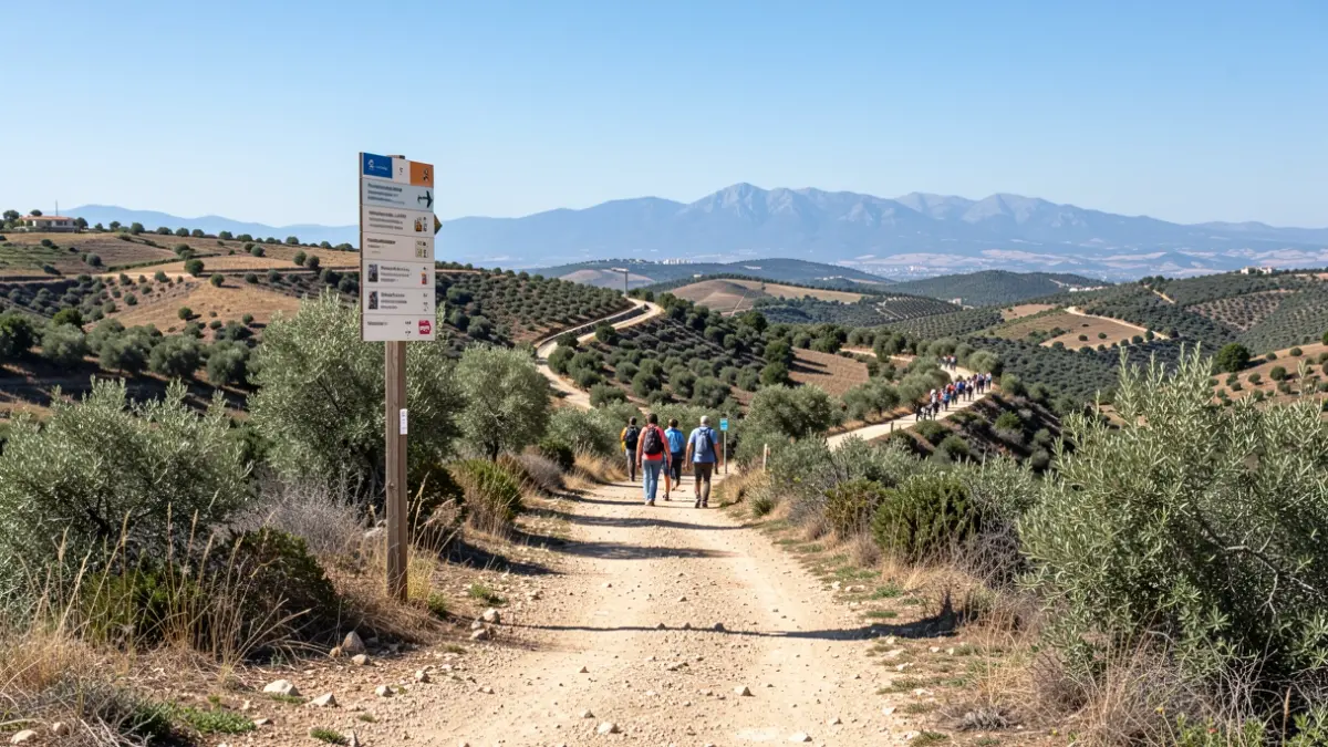 Imatge genèrica d'un sender rural a la Comunitat Valenciana.
