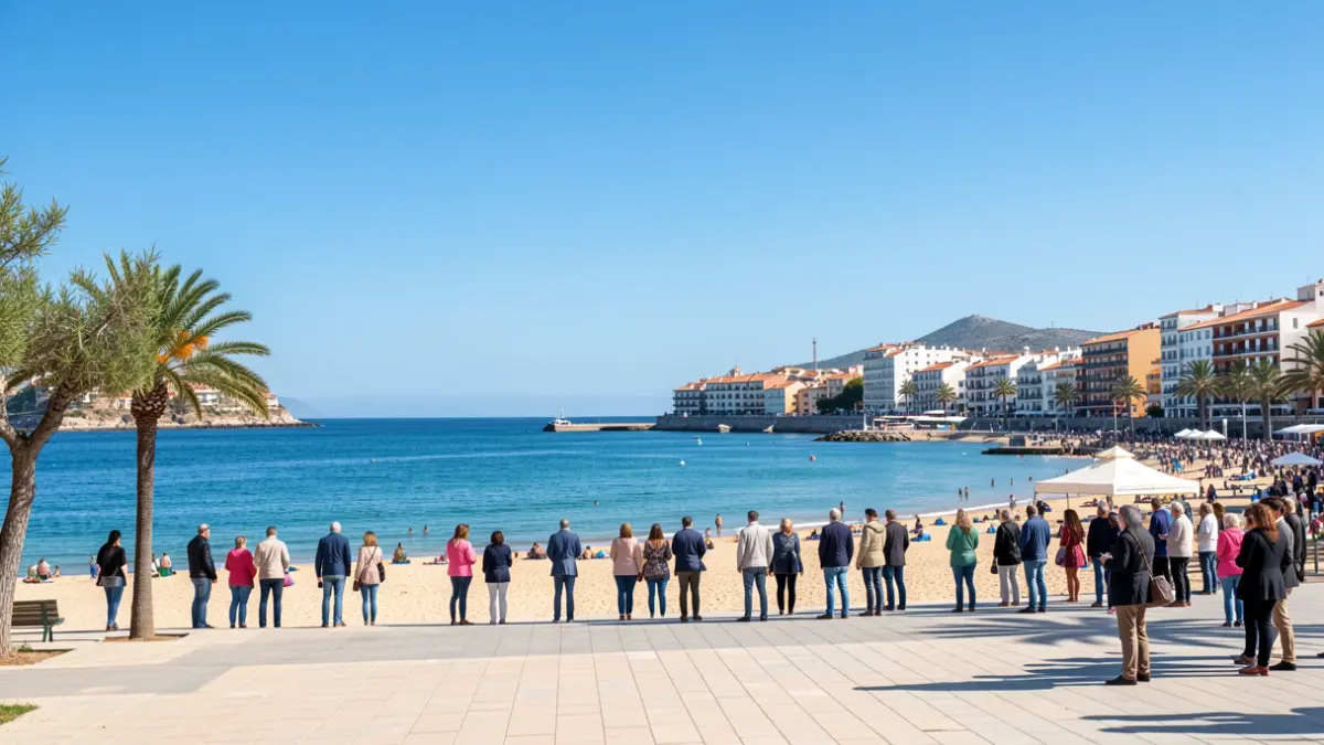 Imatge genèrica del passeig marítim i la platja de La Pobla de Farnals.