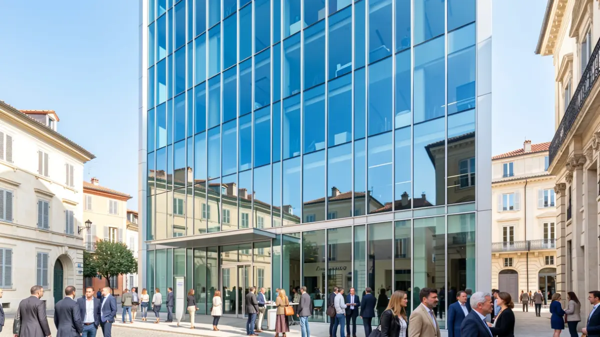 Generic image of a modern office building.