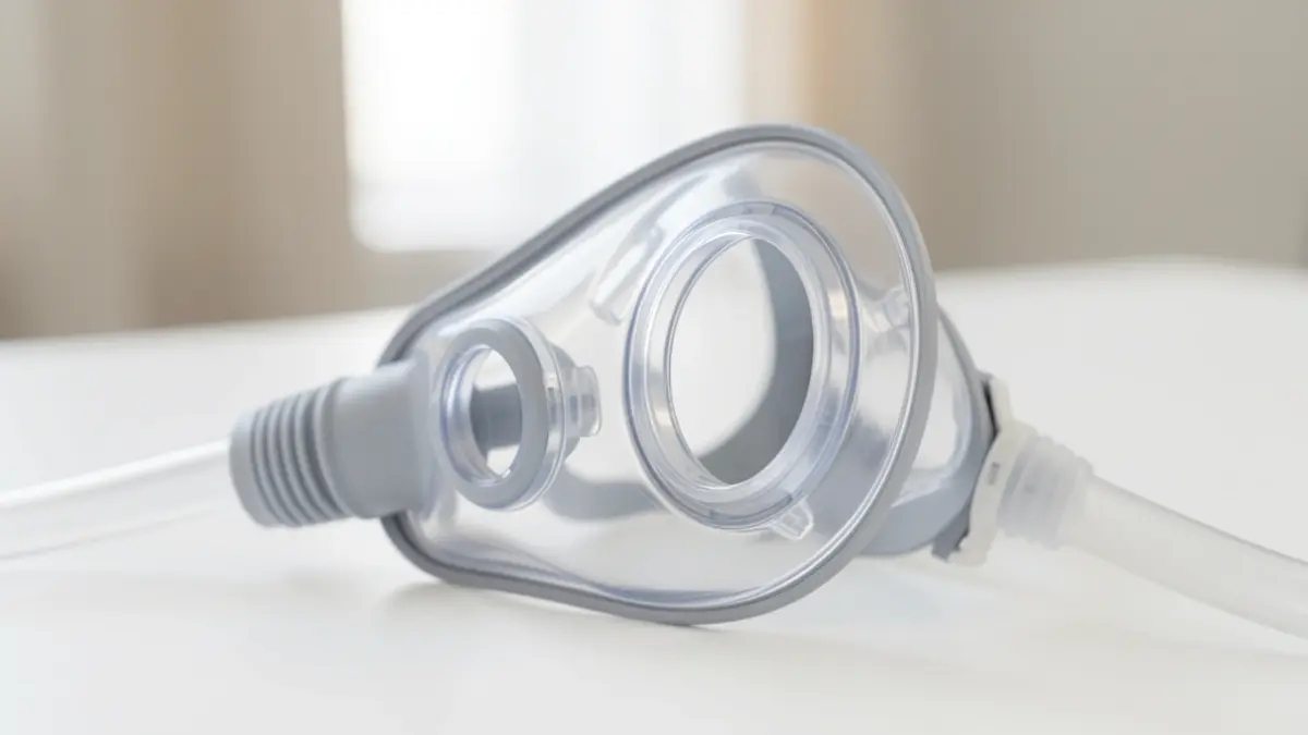 Imatge genèrica d'una màscara de ventilació no invasiva.