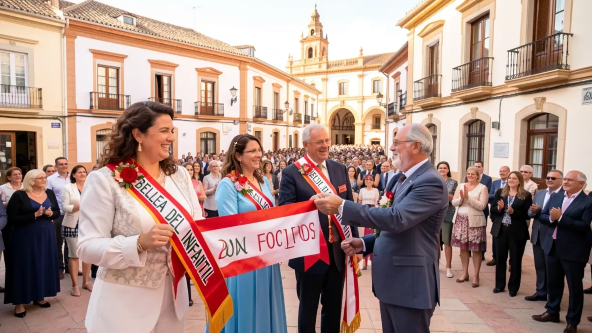 Generic image of the Bellea del Foc Infantil proclamation in Alicante, featuring traditional architecture and a festive atmosphere.