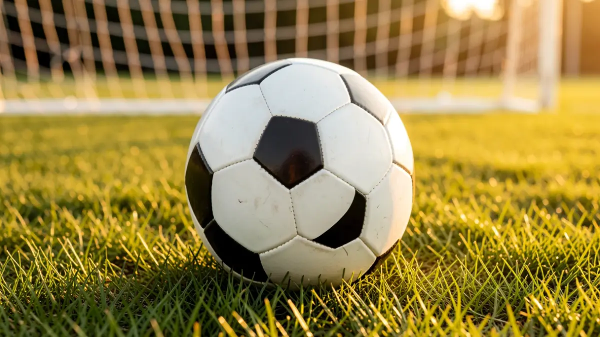Imagen genérica de un balón de fútbol sobre el césped de un estadio.