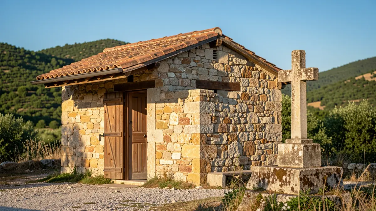 Imatge genèrica de l'ermita de Sant Josep i la Creu de Serra.