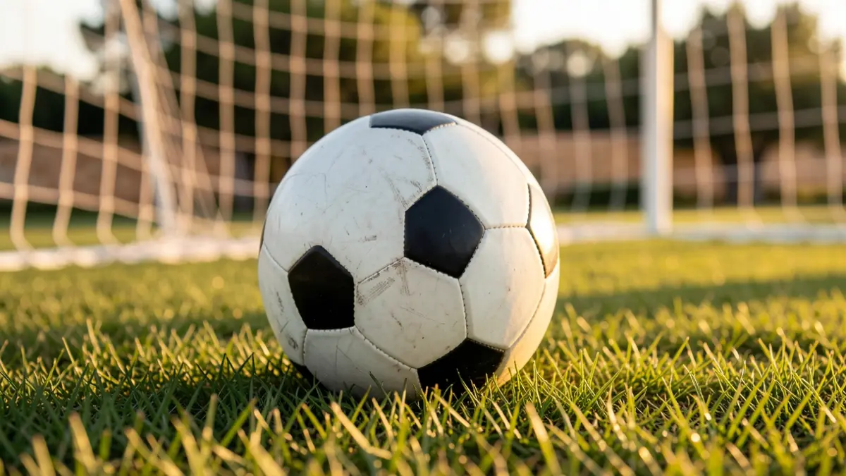 Imagen genérica de un balón de fútbol sobre césped.