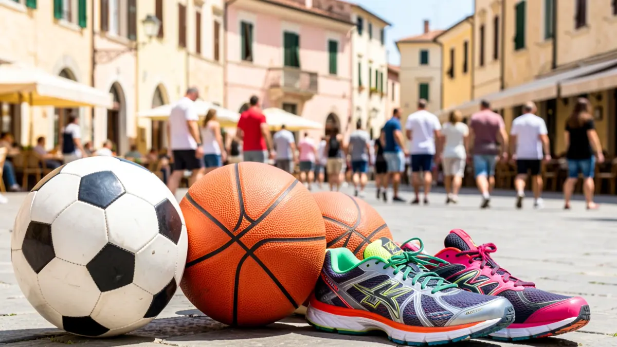 Imatge genèrica d'equipament esportiu en un entorn urbà mediterrani.