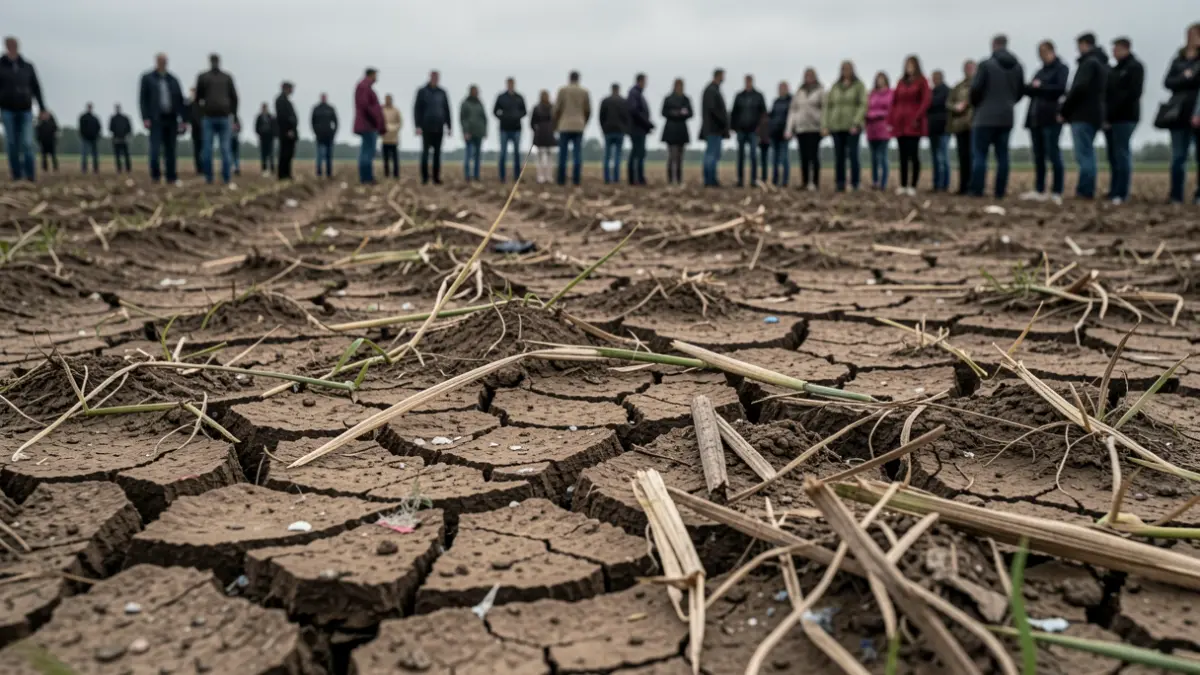 Generic image of an agricultural field damaged by DANA.