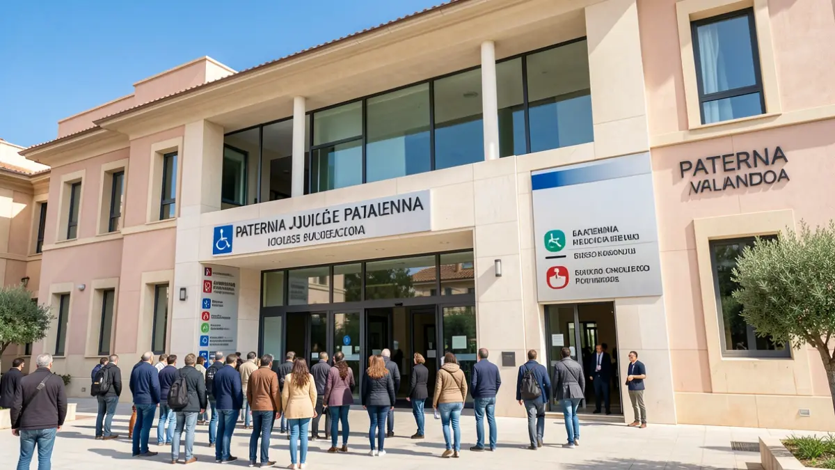 Imatge genèrica de la seu judicial de Paterna amb millores d'accessibilitat.