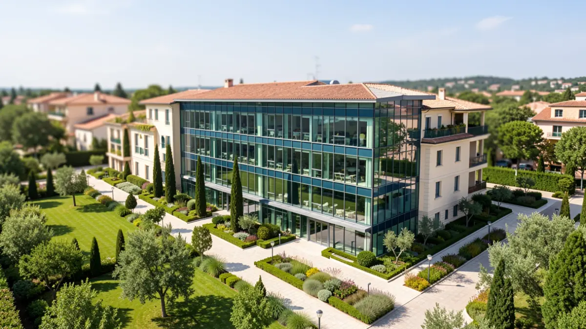 Generic image of a future advanced health campus.