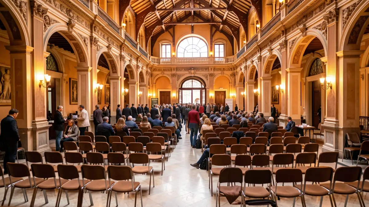 Imatge genèrica de l'interior del Centre Cultural La Nau de València.