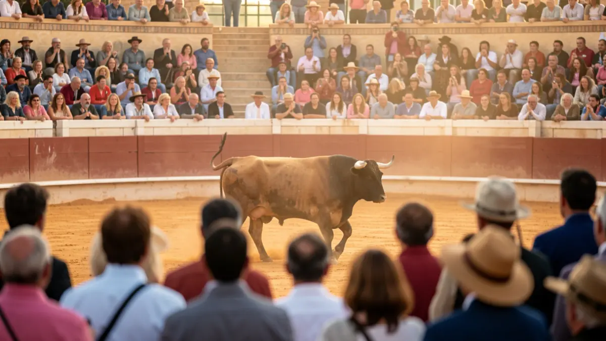 Imatge genèrica de la primera vesprada de toros de les festes de Sant Pasqual a Vila-real.