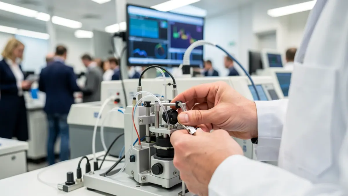 Imatge genèrica d'equipament científic en un laboratori.