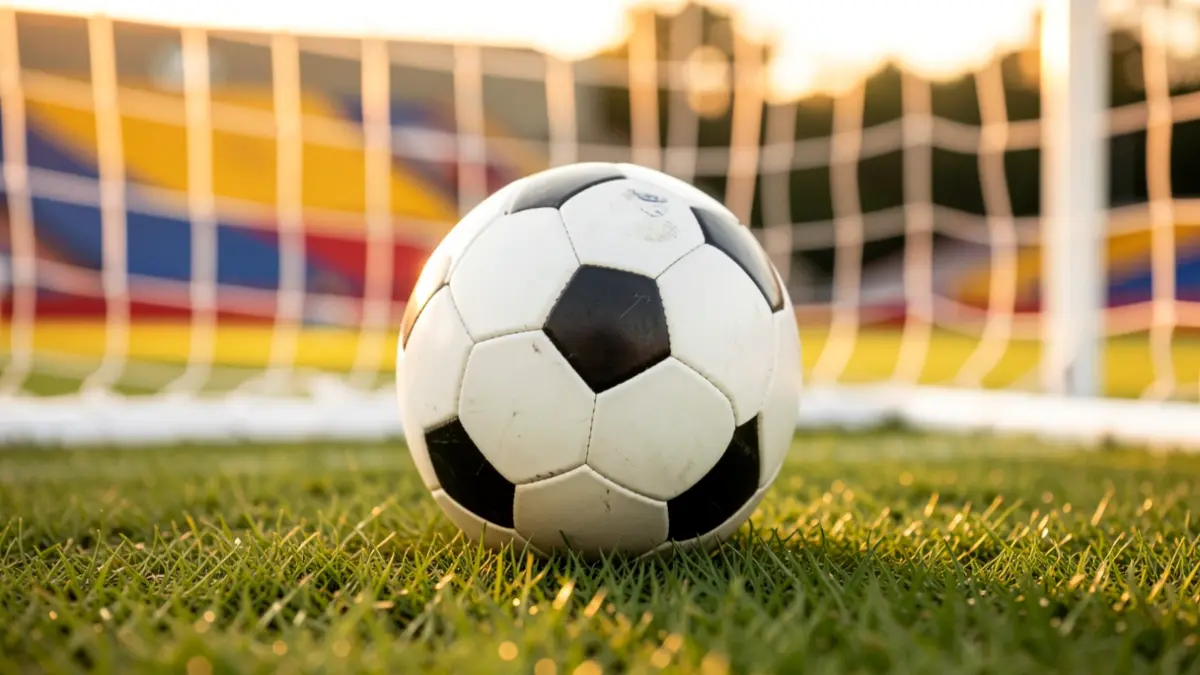 Imatge genèrica d'una pilota de futbol en un camp.