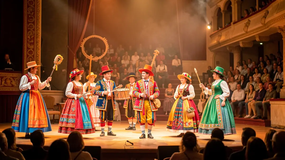 Generic image of a Valencian cultural performance with traditional elements.