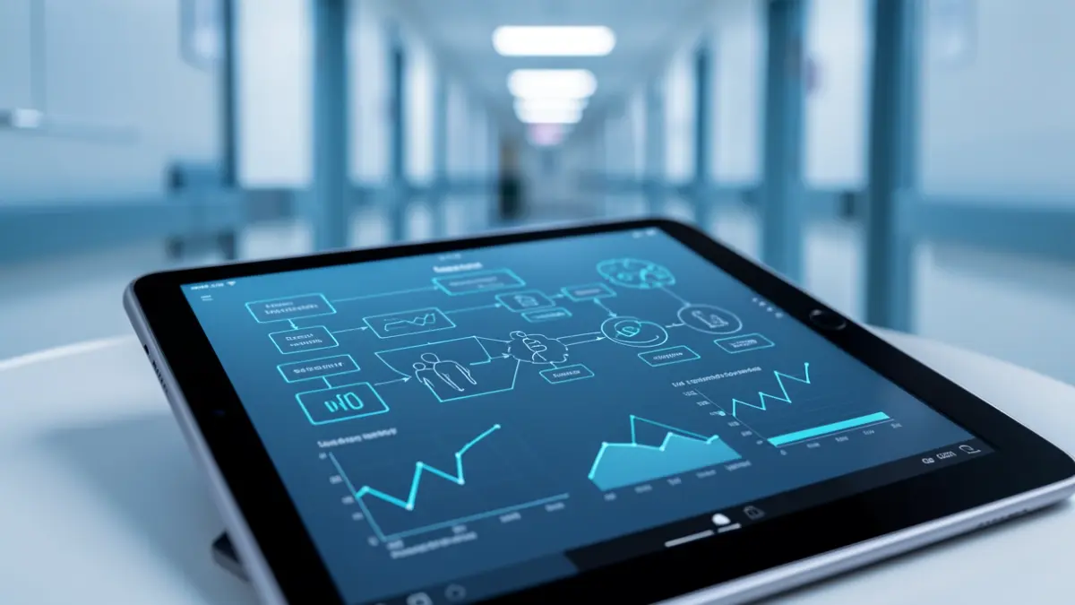 Imatge genèrica de tecnologia aplicada a la gestió sanitària digital.