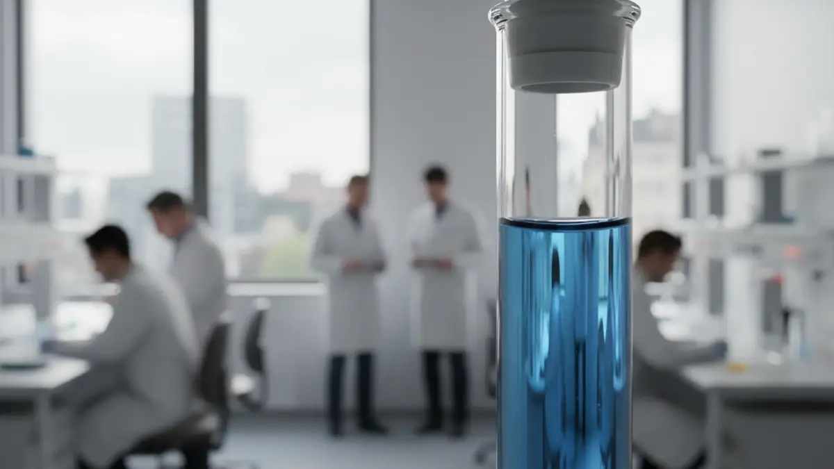 Generic image of a medical test tube in a laboratory.